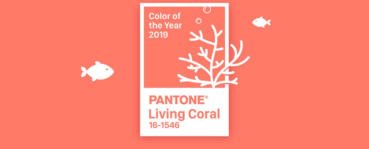 living coral colore pantone 2019 grafica novara